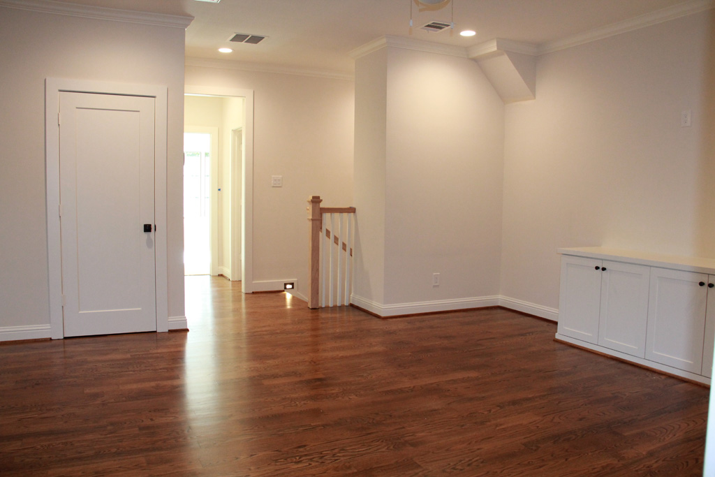 Custom second floor landing